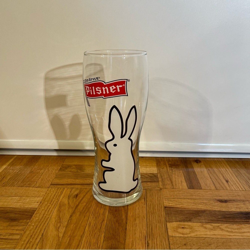 Pilsner Collectable Rare Beer White Rabbit Glass